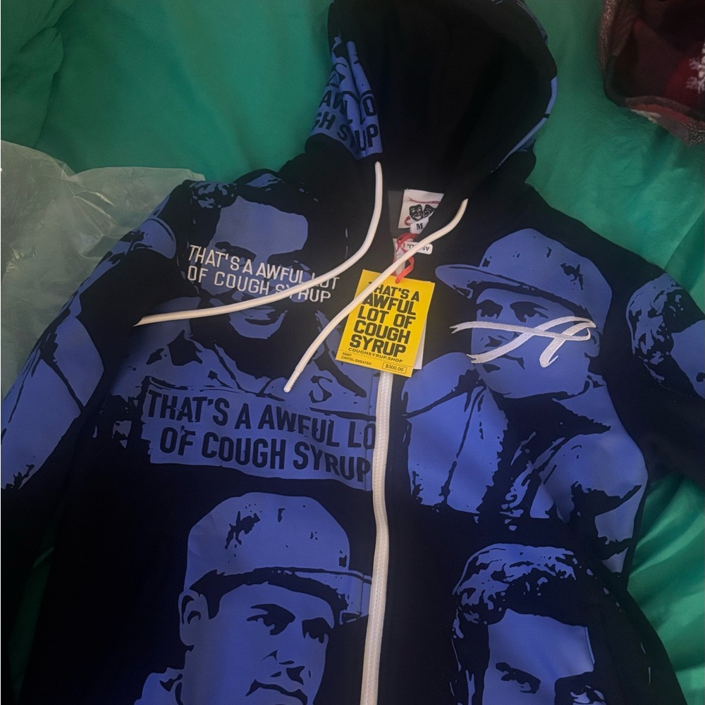Blue Asaali hoodie size M